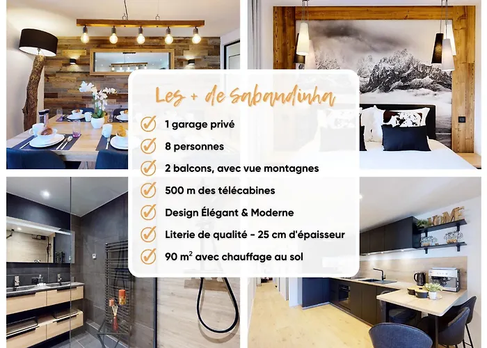 Elegant Et Moderne Avec Vue Montagne Au Coeur De Paradiski - Garage - 8pers - 90m2 - Sabaudinha La Plagne